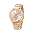 Michael Kors Portia Rose Gold Dial Rose Gold Steel Strap Watch for Women - MK3640