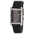 Calvin Klein Window Black Dial Black Leather Strap Watch for Men - K2M23107