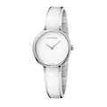 Calvin Klein Seduce White Dial Two Tone Steel Strap Watch for Women - K4E2N116