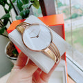 Calvin Klein Drift White Dial Rose Gold Steel Strap Watch for Women - K6S2N616