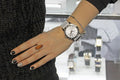 Calvin Klein Steady Silver Dial White Leather Strap Watch for Women - K7Q211L6