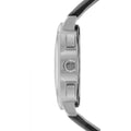 Calvin Klein Posh Black Dial Black Leather Strap Watch for Men - K8Q371C1