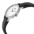 Daniel Wellington Classy Sheffield White Dial Black Leather Strap Watch For Women - DW00100068