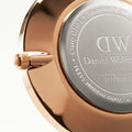 Daniel Wellington Classy St Mawes White Dial Brown Leather Strap Watch For Women - DW00100075