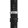 Mido Multifort Automatic Silver Dial Black Leather Strap Watch For Men - M005.430.16.031.80