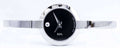 Movado Bela Black Dial Silver Steel Strap Watch For Women - 0606595