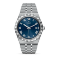 Tudor Royal Automatic Blue Dial Silver Steel Strap Watch for Men - M28600-0005