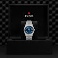 Tudor Royal Automatic Blue Dial Silver Steel Strap Watch for Men - M28600-0005
