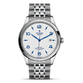 Tudor 1926 Automatic White Dial Silver Steel Strap Watch for Men - M91650-0005