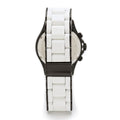 Marc Jacobs Rock Chronograph White Dial White Silicone Strap Watch for Women - MBM2574