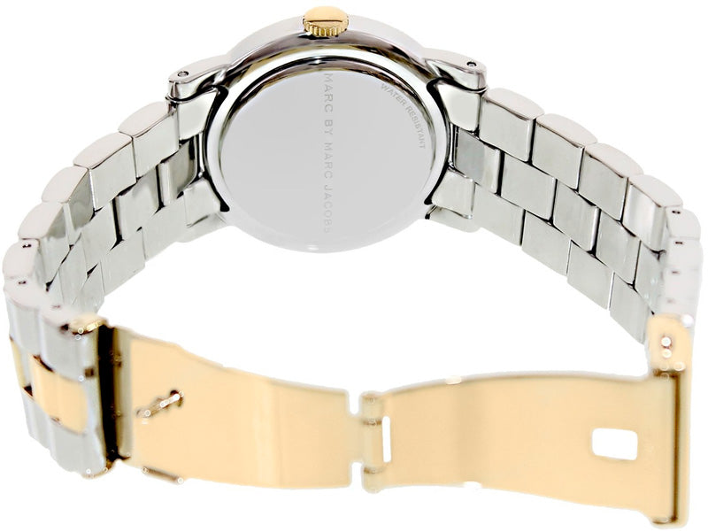 Marc Jacobs Amy Silver Dial Two Tone Steel Strap Watch for Women - MBM3139