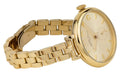 Marc Jacobs Sally Champagne Gold Dial Gold Steel Strap Watch for Women - MBM3363
