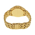 Marc Jacobs Peeker Chronograph Gold Dial Gold Steel Strap Watch for Women - MBM3393