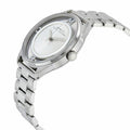 Marc Jacobs Tether Transparent Silver Dial Silver Steel Strap Watch for Women - MBM3412