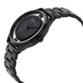 Marc Jacobs Tether Transparent Black Dial Black Steel Strap Watch for Women - MBM3419