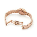 Marc Jacobs Tether Transparent Rose Gold Dial Rose Gold Steel Strap Watch for Women - MBM3417
