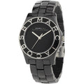 Marc Jacobs Black Dial Black Ceramic Strap Watch for Women - MBM9501