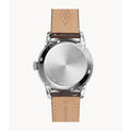 Fossil The Commuter Twist Black Dial Brown Leather Strap Watch for Men -  ME1165