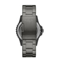 Fossil Bronson Automatic Skeleton Black Dial Grey Steel Strap Watch for Men - ME3255