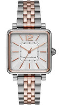 Marc Jacobs Vic Silver Dial Two Tone Steel Strap Watch for Women - MJ3463