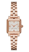 Marc Jacobs Vic Silver Dial Rose Gold Steel Strap Watch for Women - MJ3530
