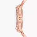 Michael Kors Lilane Quartz Rose Gold Dial Rose Gold Steel Strap Watch For Women - MK1068