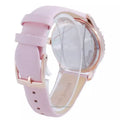 Michael Kors Layton Three-Hand White Dial Pink Leather Strap Watch for Women - MK2909