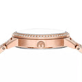Michael Kors Melissa Pave Quartz Rose Gold Dial Rose Gold Steel Strap Watch for Women - MK4372