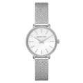 Michael Kors Pyper Quartz Mother of Pearl White Dial Silver Mesh Strap Watch For Women - MK4618