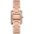 Michael Kors Emery Three-Hand Crystals Silver Dial Rose Gold Steel Strap Watch for Women - MK4641