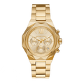 Michael Kors Raquel Analog Gold Dial Gold Steel Strap Watch For Women - MK4690