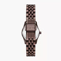 Michael Kors Lexington Three-Hand Brown Dial Brown Steel Strap Watch for Women - MK4844