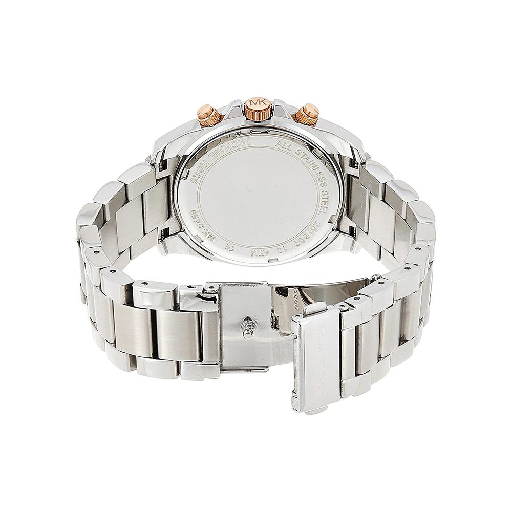 Michael Kors Blair Chronograph Silver Dial Silver Steel Strap Watch for Women - MK5459