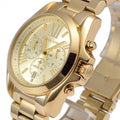 Michael Kors Bradshaw Gold Dial Gold Steel Strap Watch for Women - MK5605