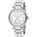 Michael Kors Skylar Silver Dial Silver Steel Strap Watch for Women - MK5866