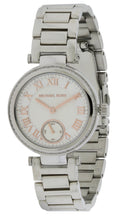Michael Kors Skylar Quartz White Dial Silver Steel Strap Watch For Women - MK5970