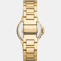 Michael Kors Camille Quartz White Dial Gold Steel Strap Watch For Women - MK7255