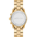 Michael Kors Runway Chronograph Gold Dial Gold Steel Strap Watch For Women - MK7323