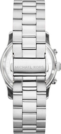 Michael Kors Runway Chronograph Silver Dial Silver Steel Strap Watch For Women - MK7325