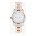 Michael Kors Runway Analog Crystals Rose Gold Dial Two Tone Steel Strap Watch for Women - MK7355
