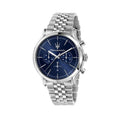 Maserati Epoca Chronograph Blue Dial Silver Steel Strap Watch For Men - R8873618024