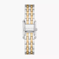 Michael Kors Three-Hand White Dial Two Tone Steel Strap Watch for Women - MKO1035