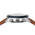 Tag Heuer Carrera Automatic Chronograph Blue Dial Brown Leather Strap Watch for Men - CBN2A1A.FC6537