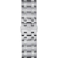 Tissot Automatics III Day Date White Dial Silver Steel Strap Watch For Men - T065.430.11.031.00