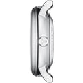 Tissot Carson Premium Lady Born to Be Brace Special Edition Silver Dial Black Leather Strap Watch for Women - T122.207.16.036.00
