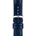 Tissot Carson Premium Blue Dial Blue Leather Strap Watch For Men - T122.410.16.043.00