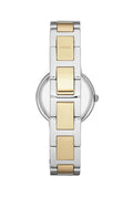 Fossil Virginia Silver Dial Two Tone Steel Strap Watch for Women - ES3503