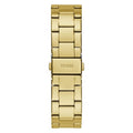 Guess Cubed Analog Gold Dial Gold Steel Strap Watch For Women - GW0606L2