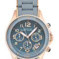 Marc Jacobs Rock Chronograph Grey Dial Grey Silicone Strap Watch for Women - MBM2550