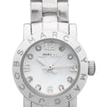 Marc Jacobs Amy Dinky White Dial Silver Steel Strap Watch for Women - MBM3225
